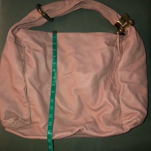 Jimmy Choo Saba Hobo Bag with Gold Bracelets - Picture 6 of 8